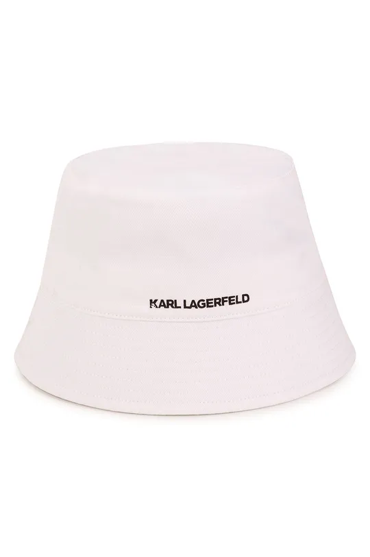 Παιδικό καπέλο Karl Lagerfeld λευκό