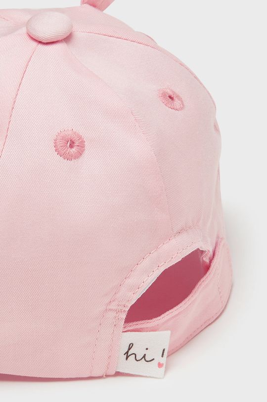 pastelová ružová Detská bavlnená čiapka Mayoral Newborn