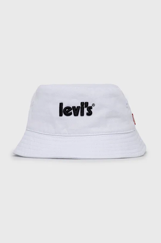 biały Levi's kapelusz bawełniany dziecięcy Dziecięcy