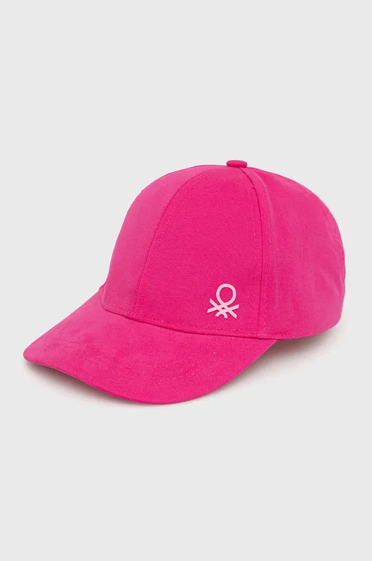 ροζ Παιδικός βαμβακερός Καπέλο United Colors of Benetton Παιδικά