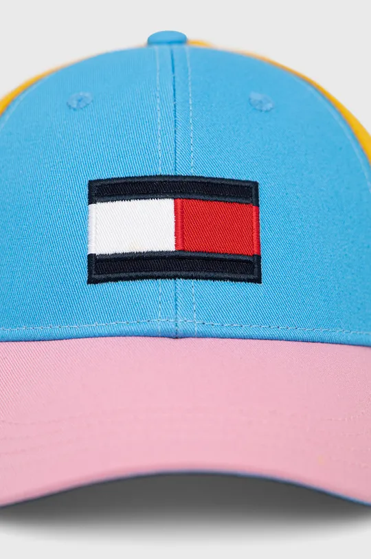 Tommy Hilfiger czapka bawełniana dziecięca multicolor