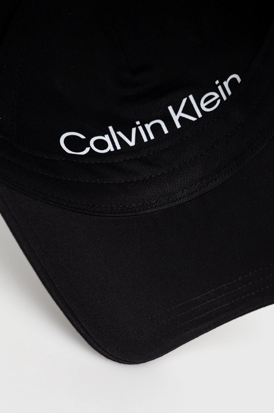 Pamučna kapa Calvin Klein  100% Pamuk