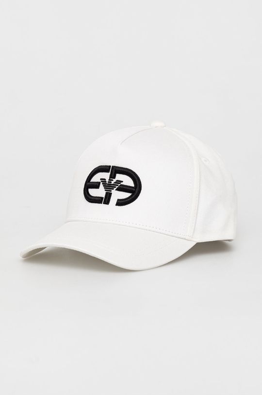 biały Emporio Armani czapka bawełniana 627866.2R554 Męski