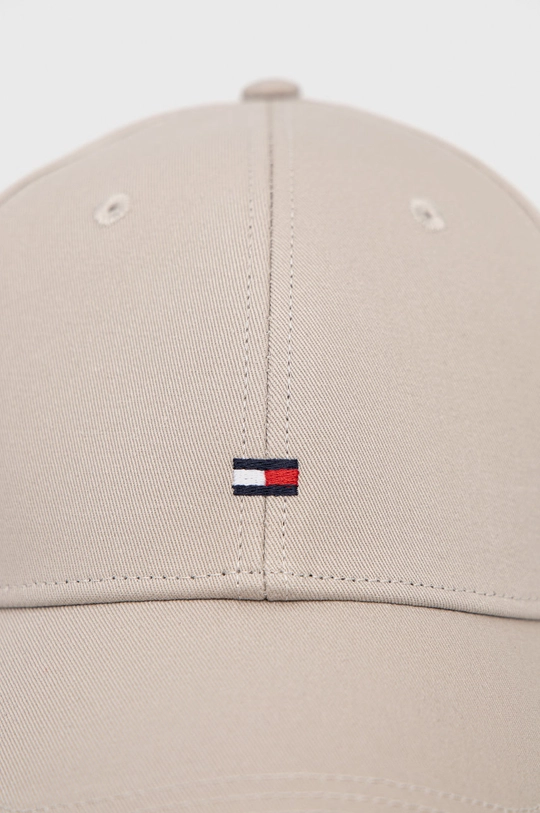 Bavlnená čiapka Tommy Hilfiger béžová