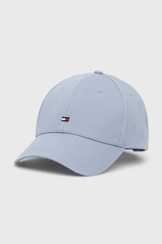μπλε Βαμβακερό καπέλο Tommy Hilfiger Ανδρικά