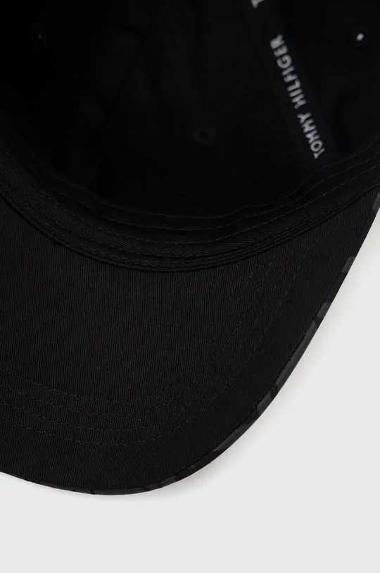 μαύρο Βαμβακερό καπέλο Tommy Hilfiger