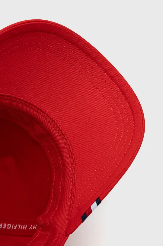 czerwony Tommy Hilfiger czapka bawełniana 1985