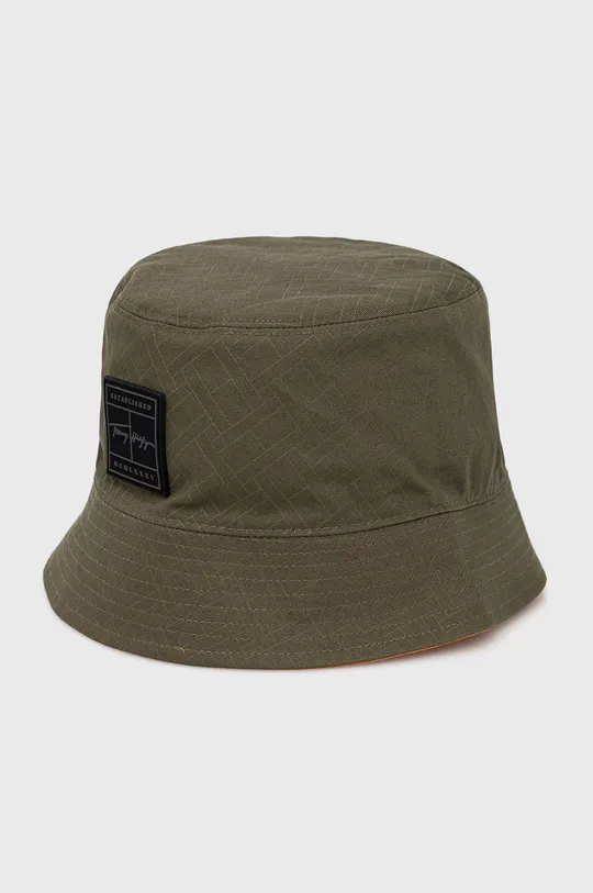 zelená Bavlnený klobúk Tommy Hilfiger Pánsky