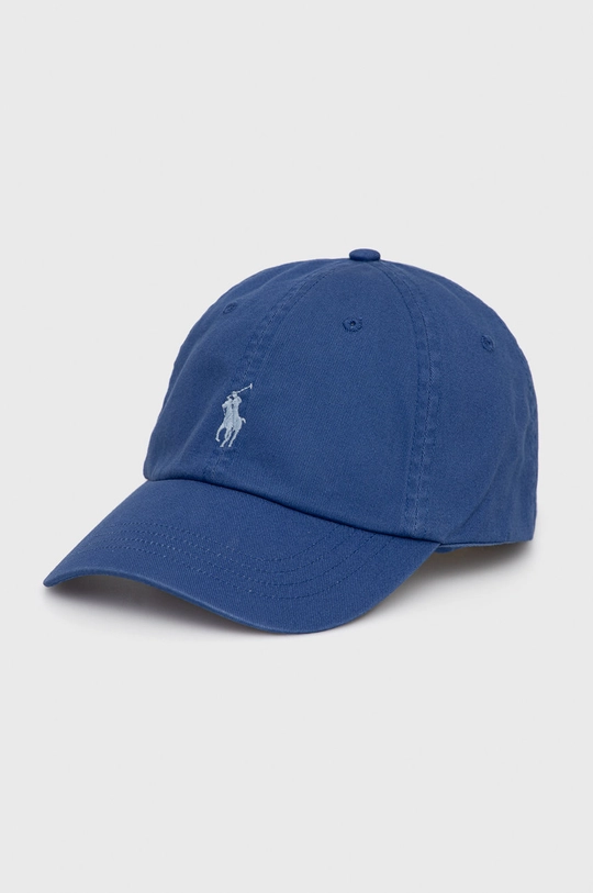 modrá Bavlnená čiapka Polo Ralph Lauren Pánsky