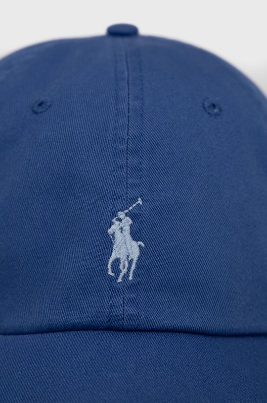 Bavlněná čepice Polo Ralph Lauren modrá