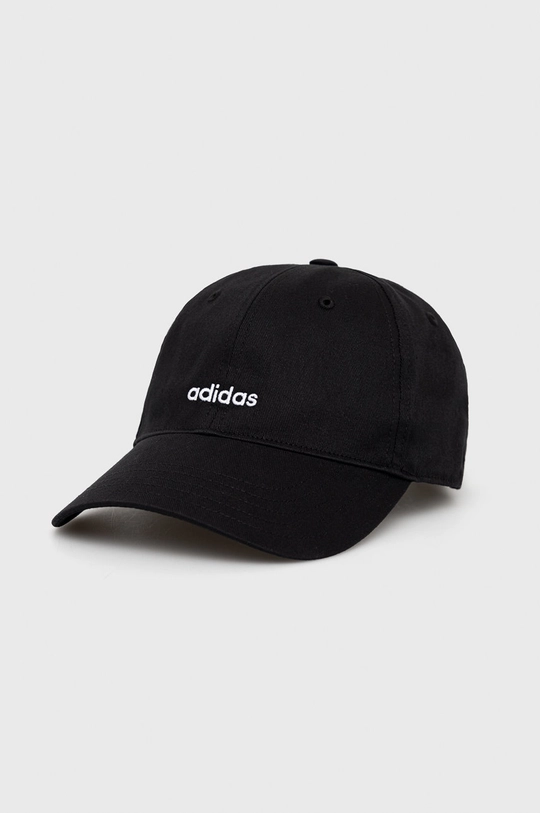 čierna Bavlnená čiapka adidas GE1249 Pánsky