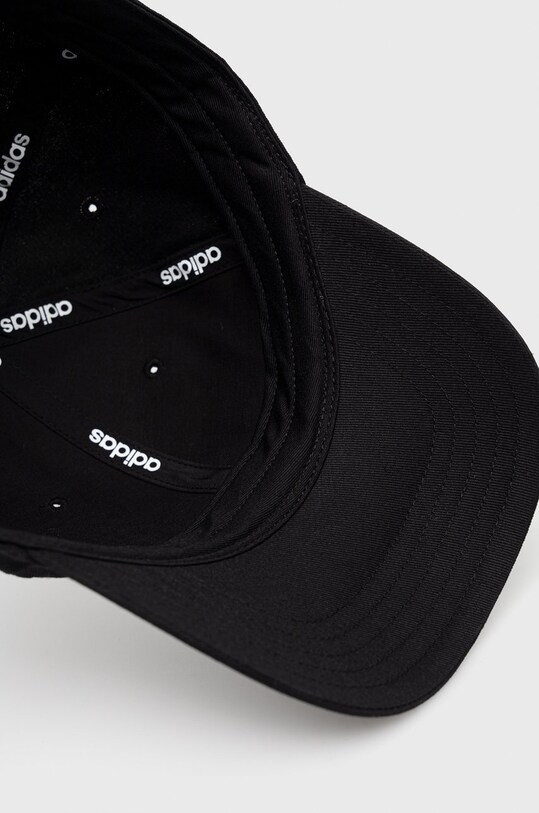 adidas Czapka bawełniana GE1249 kolor czarny z aplikacją | Answear.com