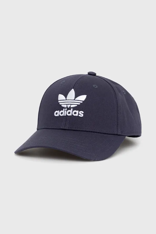 тёмно-синий Хлопковая кепка adidas Originals HD9698.M Trefoil Baseball Cap Мужской