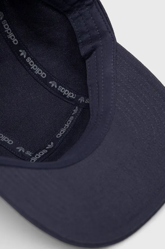 σκούρο μπλε Βαμβακερό καπέλο adidas Originals