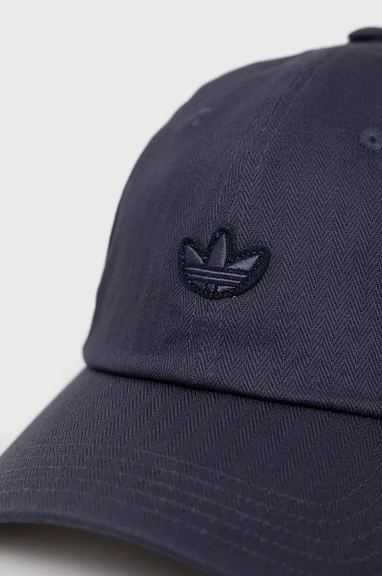 Βαμβακερό καπέλο adidas Originals σκούρο μπλε
