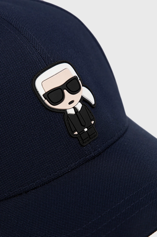 Čiapka Karl Lagerfeld tmavomodrá