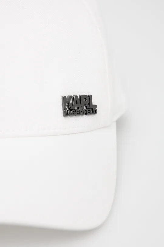 Καπέλο Karl Lagerfeld  Κύριο υλικό: 98% Βαμβάκι, 2% Σπαντέξ Φόδρα: 100% Βαμβάκι