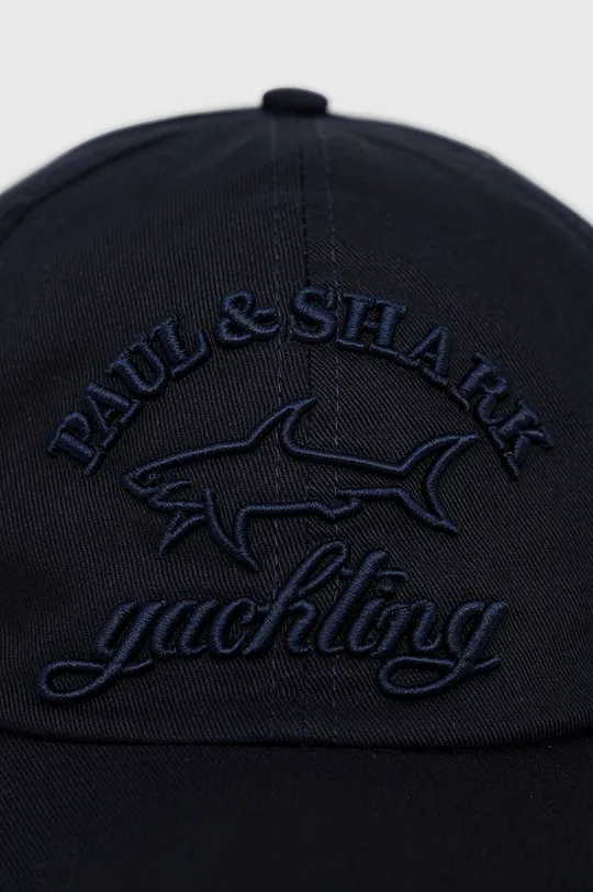 Βαμβακερό καπέλο Paul&Shark σκούρο μπλε