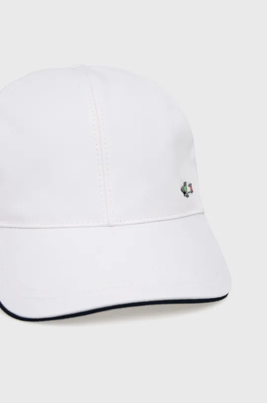 Βαμβακερό καπέλο Paul&Shark λευκό