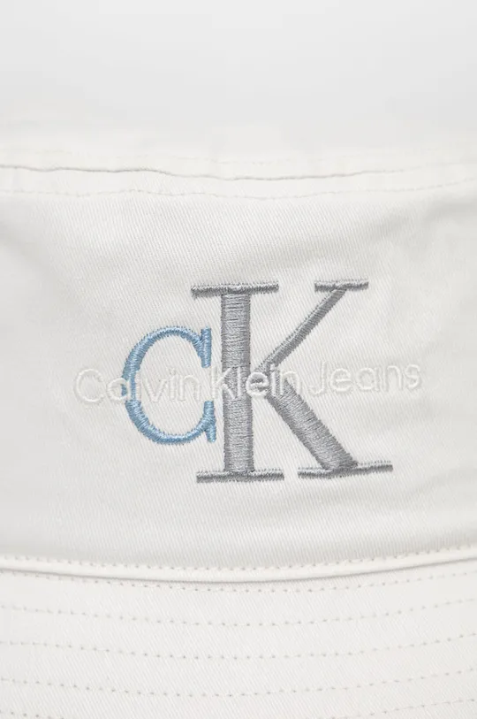 Шляпа из хлопка Calvin Klein Jeans белый