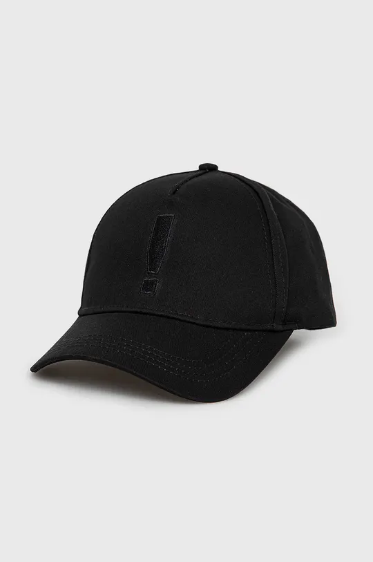 μαύρο Βαμβακερό καπέλο Solid Ανδρικά