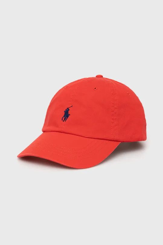 красный Хлопковая кепка Polo Ralph Lauren Мужской