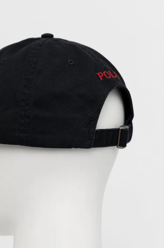 μαύρο Βαμβακερό καπέλο Polo Ralph Lauren