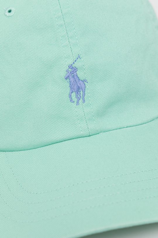 Polo Ralph Lauren czapka bawełniana miętowy