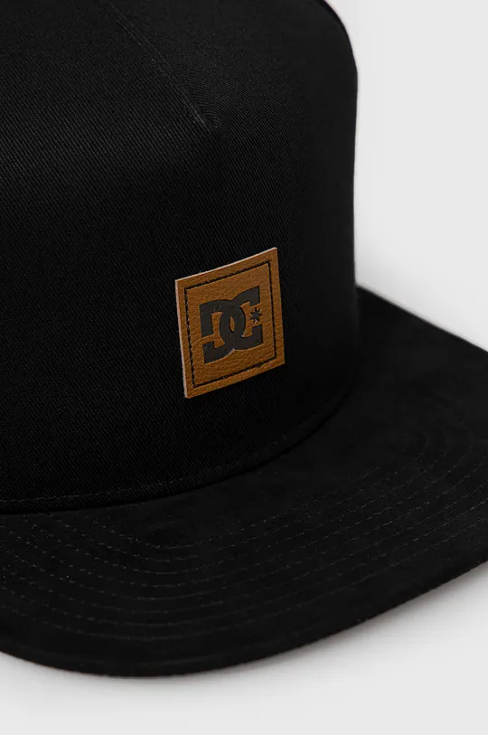 Βαμβακερό καπέλο DC μαύρο