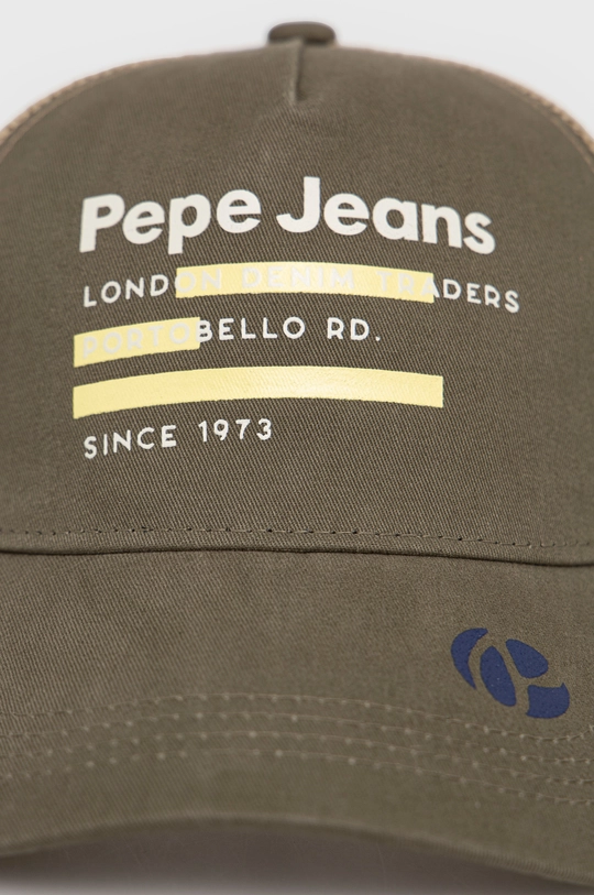 Čiapka Pepe Jeans Taylor zelená