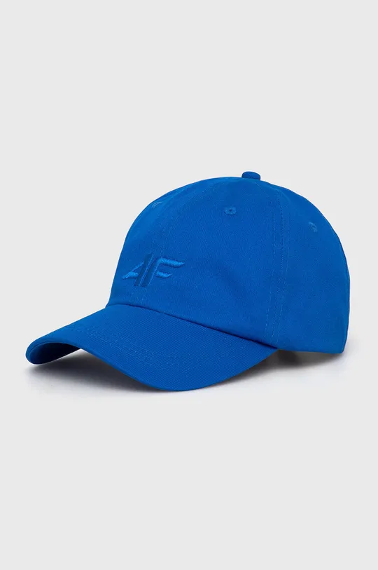 μπλε Βαμβακερό καπέλο 4F Ανδρικά
