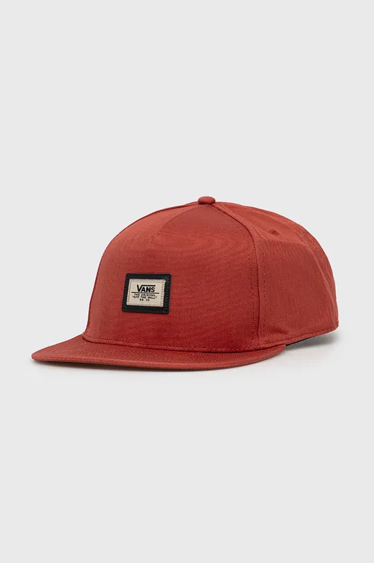 κόκκινο Βαμβακερό καπέλο Vans Ανδρικά