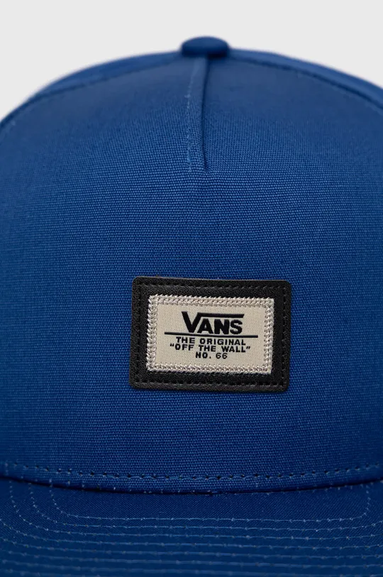 Bavlněná čepice Vans modrá