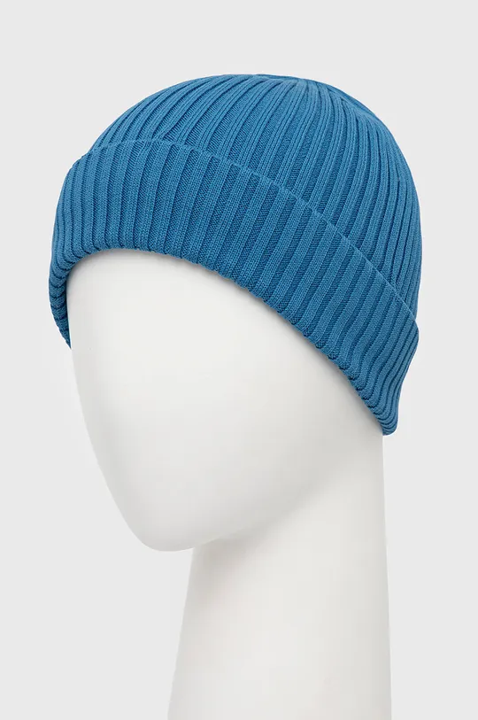 Sisley czapka bawełniana niebieski