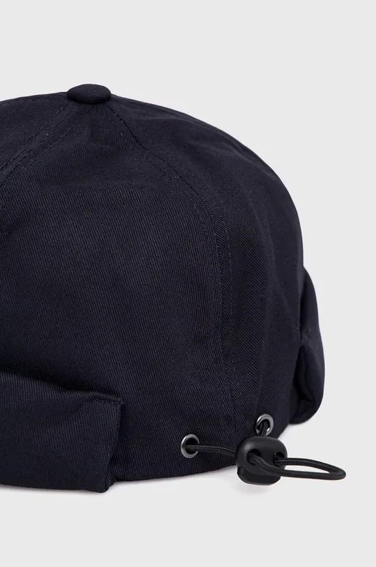 Βαμβακερό καπέλο Sisley σκούρο μπλε