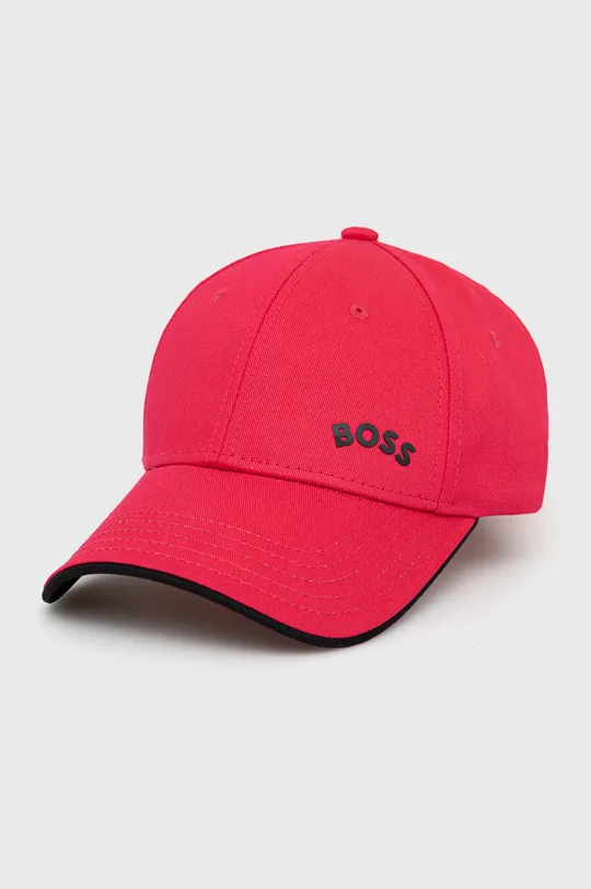 ροζ Βαμβακερό καπέλο BOSS Ανδρικά