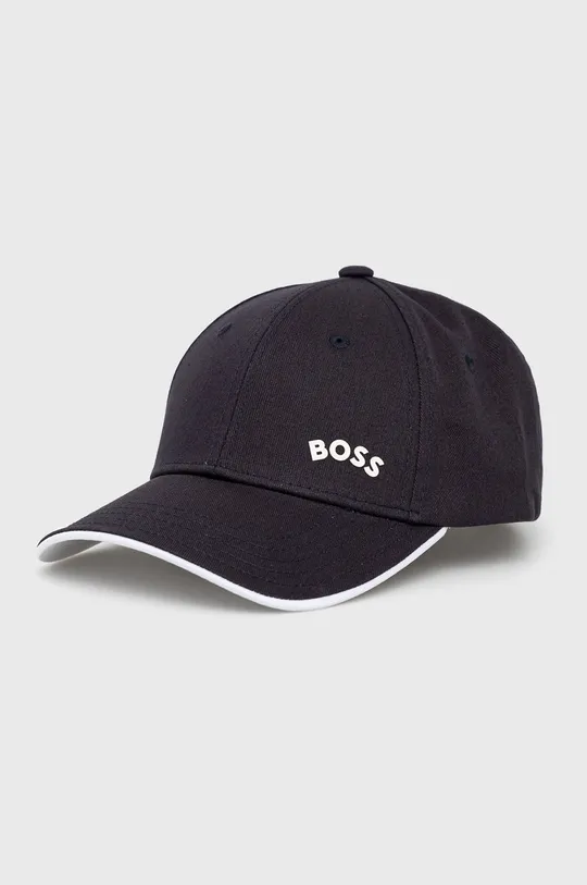 σκούρο μπλε Βαμβακερό καπέλο BOSS Ανδρικά