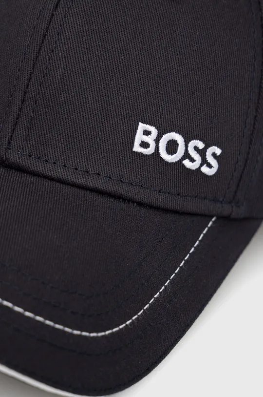Βαμβακερό καπέλο BOSS Boss Athleisure σκούρο μπλε