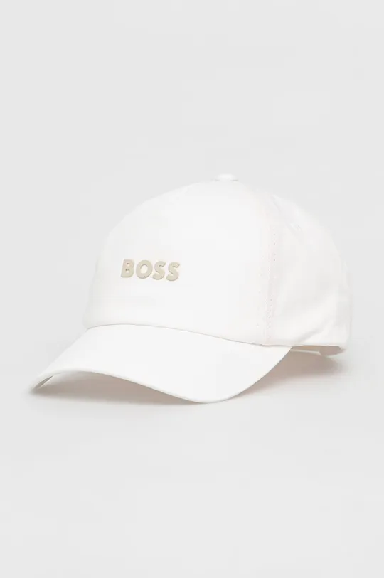 biały Boss Orange czapka bawełniana 50468094 Męski