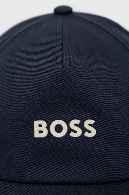 Βαμβακερό καπέλο του μπέιζμπολ BOSS BOSS CASUAL σκούρο μπλε