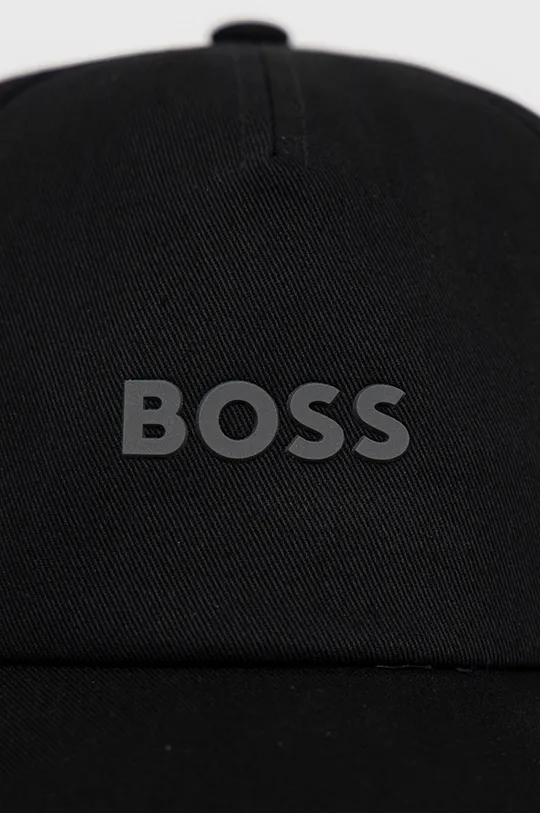 Βαμβακερό καπέλο BOSS Boss Casual μαύρο