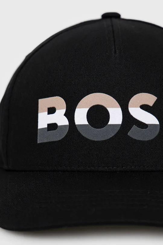 Бавовняна кепка BOSS чорний