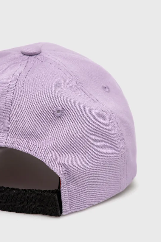 Хлопковая кепка HUGO фиолетовой
