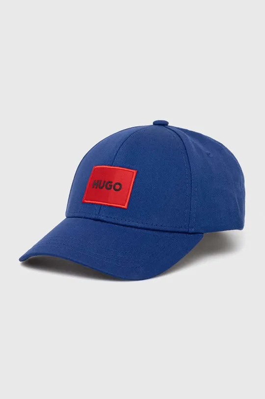 μπλε Βαμβακερό καπέλο HUGO Ανδρικά