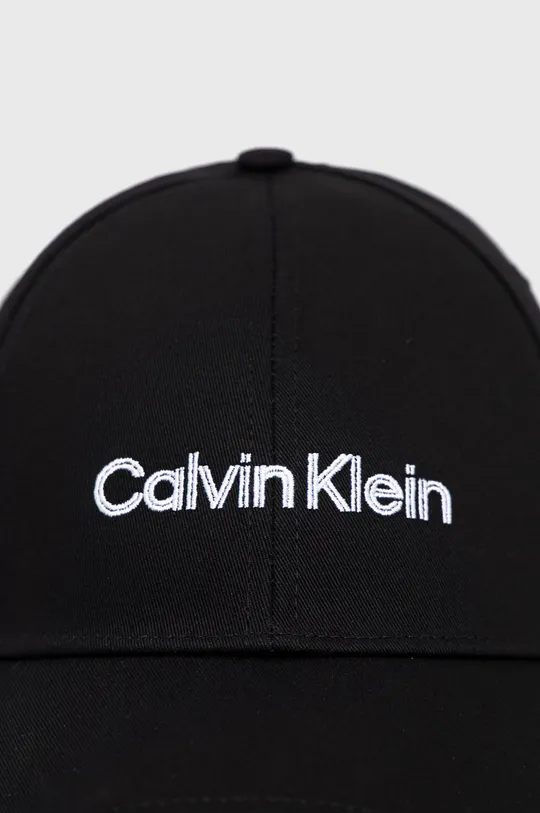 Pamučna kapa Calvin Klein  100% Pamuk