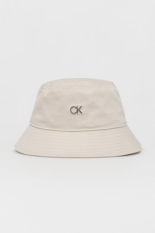 kremowy Calvin Klein kapelusz bawełniany Męski