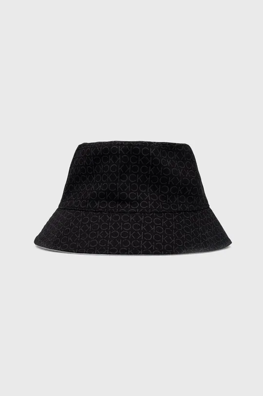 μαύρο Αναστρέψιμο βαμβακερό καπέλο Calvin Klein Ανδρικά