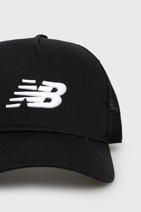New Balance czapka LAH01001BK czarny