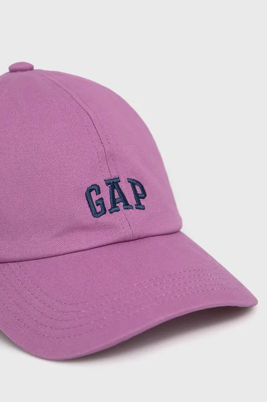 Bavlnená čiapka GAP fialová