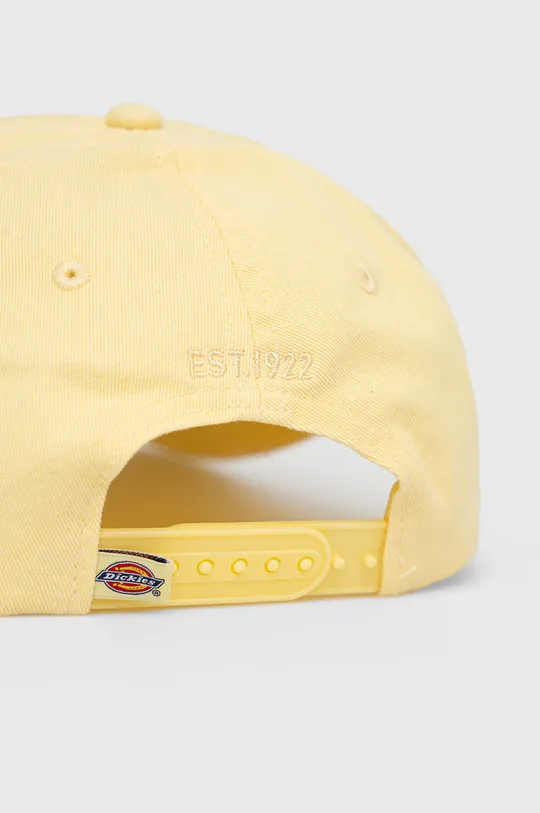 Βαμβακερό καπέλο Dickies κίτρινο